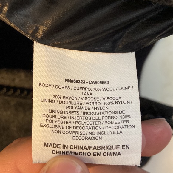 LIKE NEW NIKE Gray Wool Jacket Sz. S - Picture 7 of 7